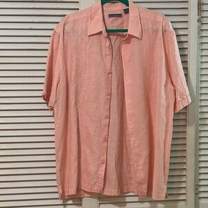 Columbia Men's Soft Pink Button Down Shirt XL